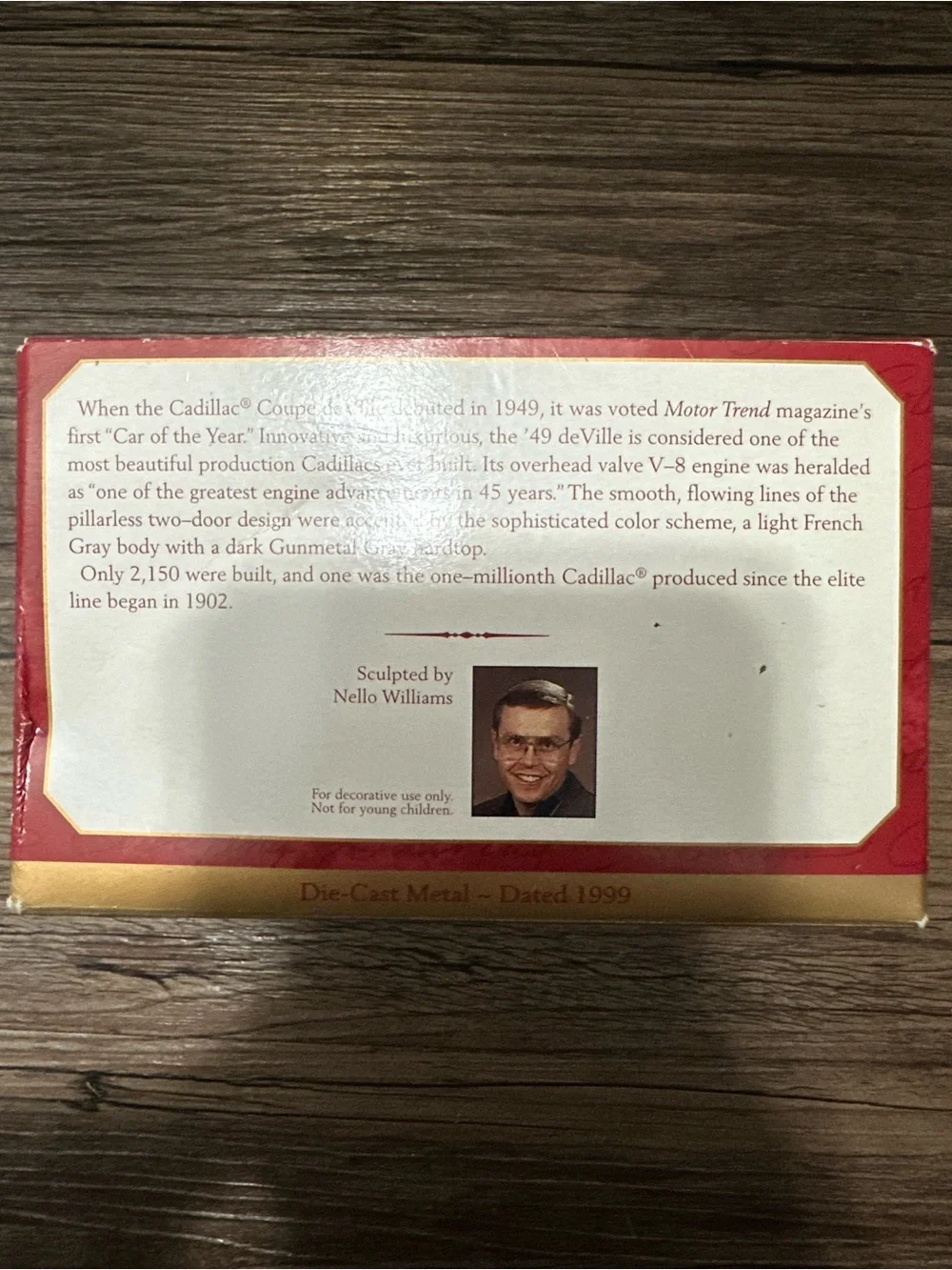 Hallmark Keepsake Ornament, 1949 Cadillac Coupe De Ville, 50th Anniversary
